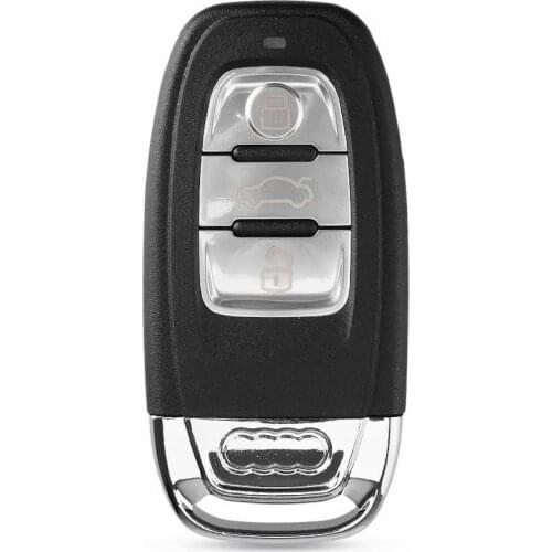 3 Buttons Remote Key Shell For Audi A3 A4 A5 A6 A8 Quattro Q5 Keyless-Go Remote Car Key Shell Case Fob Housing Cover