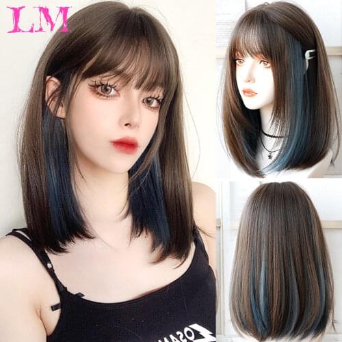 Long Wavy Copper Red Wig Middle Part Synthetic Wigs Auburn Soft Synthetic Wig for Women Heat Resistant Natural Layered Hair Wigs