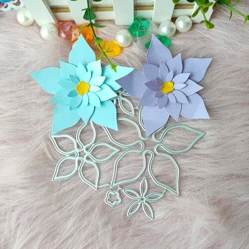 New Flowers metal cutting die mould scrapbook decoration embossed photo album decoration card making DIY handicrafts