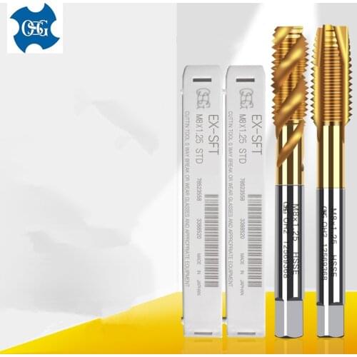 OSG YAMAWA Titanium coating HSS-EX M3 M4 M5 M6 M8 M10 M12 Spiral groove flute thread taps