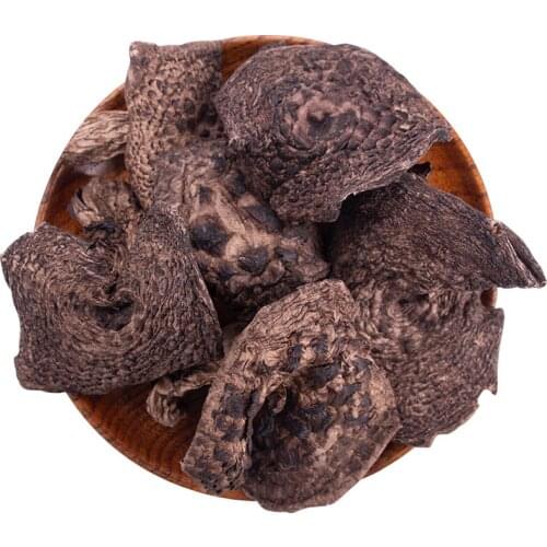 DRIED BLACK WILD MUSHROOM TIGER PALM MUSHROOM