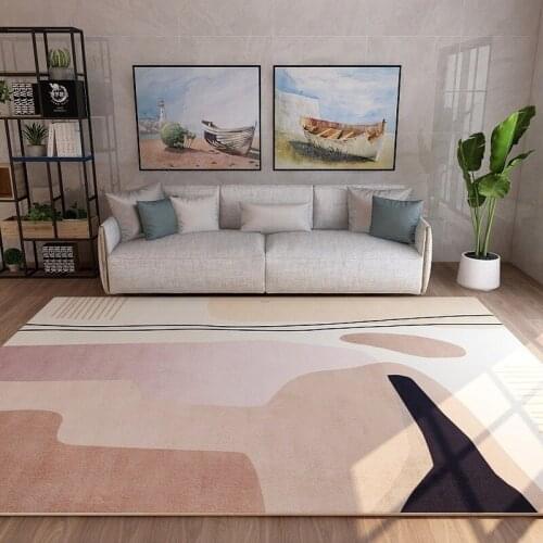 Light luxury carpet Nordic living room sofa coffee table blanket home bedroom bedside blanket