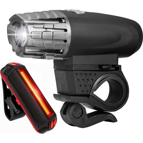 360 Degree Rotation Bicycle Front Tail Light USB Charging Bike Lamp Night Warning Lights Outdoor Waterproof Cycling Lighting