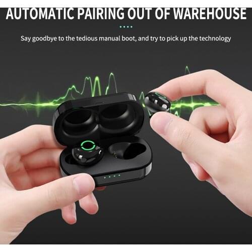 TWS Bluetooth 5.0 Earphones Wireless Bluetooth Headphone Noise Cancelling 9D HiFi Stereo Sport Headset Handsfree With Microphone