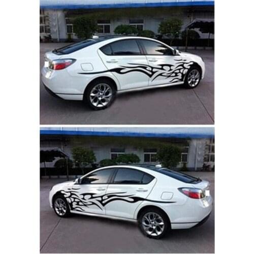 Universal Car Styling Auto DIY Car Stickers Full Auto Body Decals Vinyl Side Long Stripe Waterproof Self Adhesive Stickers