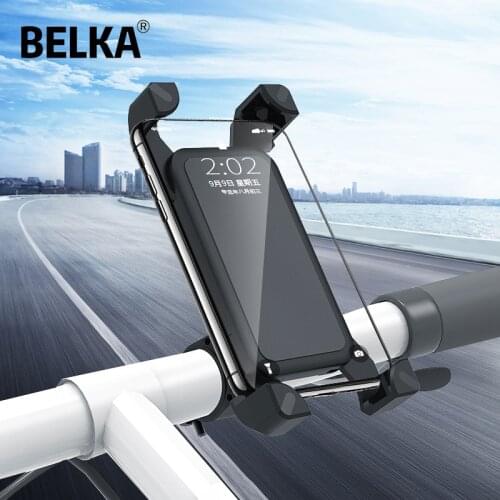 Universal Bike Phone Holder Motorcycle Bicycle Phone Holder Handlebar Stand Mount Bracket For iPhone Samsung Xiaomi