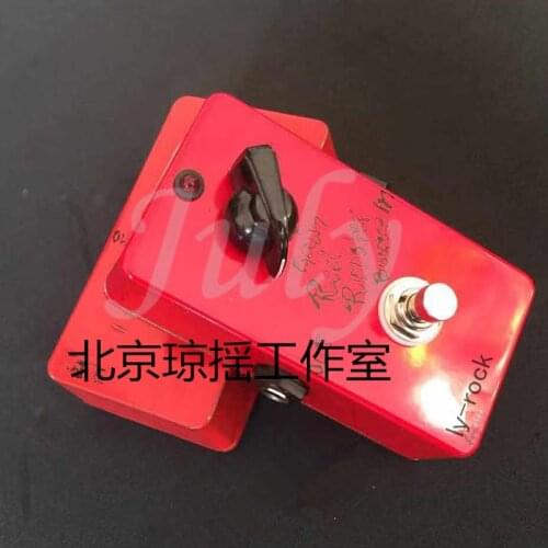 Handmade ly-rock RED ROOSTER BOOSTER fader rock stomp Effector