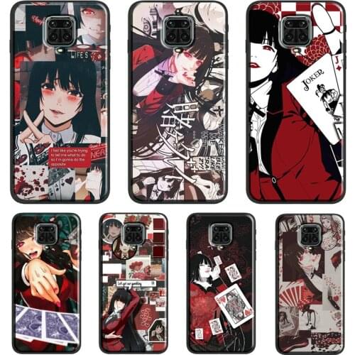 Yumeko Jabami Kakegurui Funda For Xiaomi Redmi Note 10 Pro Note 9 Pro Note 8 Pro 7 K40 8T 9S 9A 9C 9T Case Cover