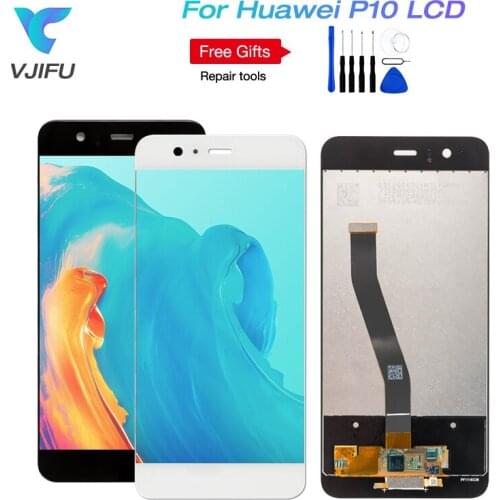 For Huawei P10 LCD Display Touch Screen Digitizer Assembly VTR-L09 VTR-L10 VTR-L29 For Huawei P10 LCD With Frame Replacement