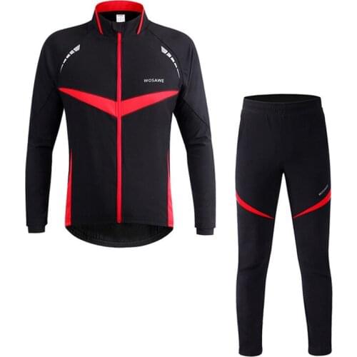 Thermal Winter Wind Cycling Jacket Cycling Jacket Windproof Waterproof Bike Bicycle Coat Clothing Sets