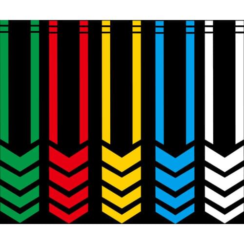 1pcs Car Stickers Stripe Fender Reflective Car Stickers Line Stickers Motorcycle Stickers Waterproof Scratch Car Stickers