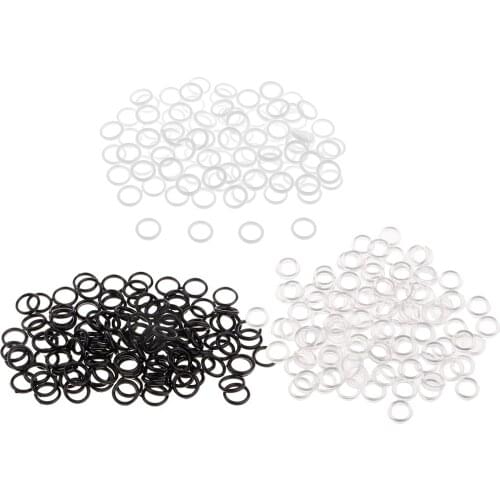 100 Pieces Nylon Bra Strap Adjuster Slider O Ring Lingerie DIY Sewing Crafts 6mm