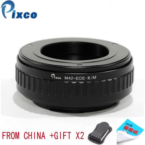 Pixco Lens Adapter for M42-EOS R /M Adjustable Macro to Infinity Lens Adapter Suit For M42 Mount to Canon EOS R Camera