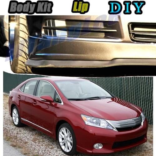 Car Bumper Lip Front Spoiler Skirt Deflector For Lexus HS 250h / F ANF10 2009~2015 Tune Car Modified Body Kit VIP Hella Flush