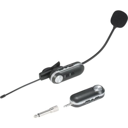 UHF Headset Wireless Microphone Instrument Mic Omni-directional Hifi Microphone Wireless Microphone Systems Receiver Transmitter