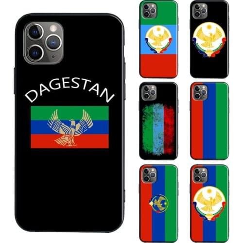 Dagestan Flag Coat Of Arms Case For iPhone 11 Pro Max SE 2020 6S 8 7 Plus X XR XS Max 12 Pro Max mini Phone Cover