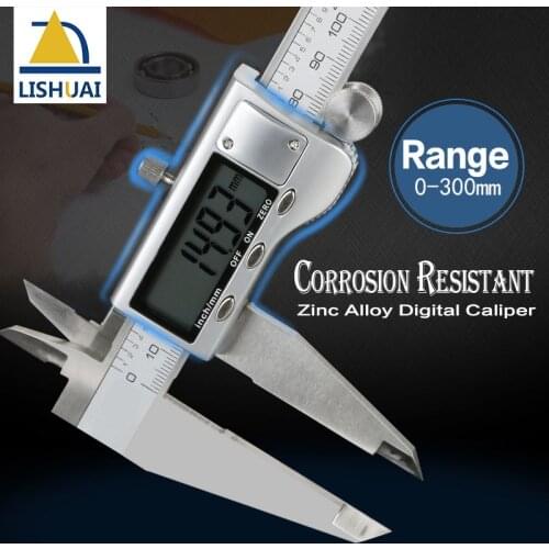 300mm Hardened Electronic Stainless Steel Digital Caliper Zinc alloy Vernier Calipers Corrosion Resistant