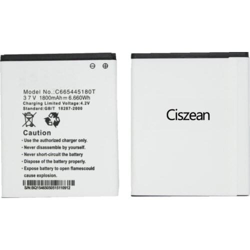 Ciszean 10x 3.7V 1800mAh Replacement Li-ion Battery C665445180T For BLU NEO 4.5 S330L D330 D330L batteries