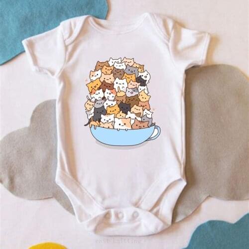 DERMSPE Lovely Newborn Baby Toddler Romper Girls Boys Short Sleeve Clothes Casual Cartoon Children Jumpsuit Outfit