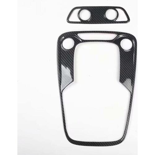 For AUDI A5 2017 2018 2019 Car Roof Reading Light Lamp Decoration Frame Cover Stickers Car Trim Bezel Styling 2Pcs/set