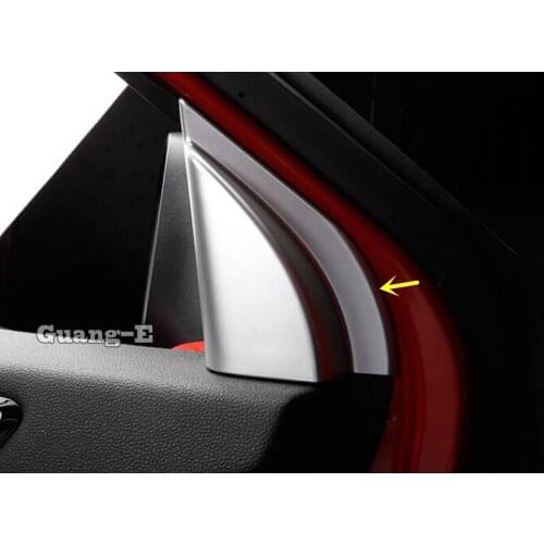 For Mitsubishi Eclipse Cross 2017 2018 2019 2020 Car Inner A Column Audio Speak Window Windshield Side Triangle Trim Part 2pcs