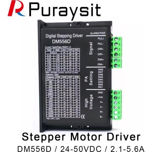 Puraysit 57 86 Stepper Motor Driver DM556D Full Digital Low Noise High Performance DM556D
