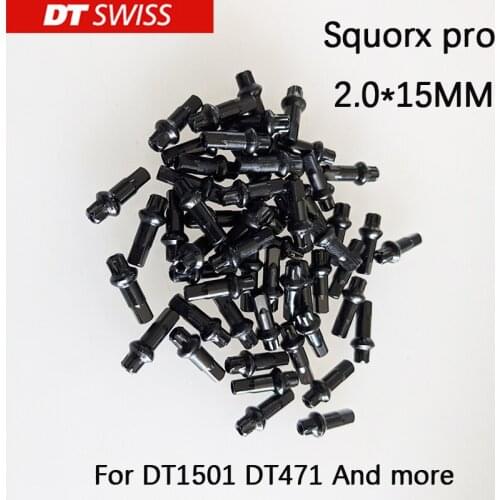 DT squarex Pro tetina aluminum alloy radio, dt471, dt1501, brass rim, black and silver, 2.0 Spoke nipples