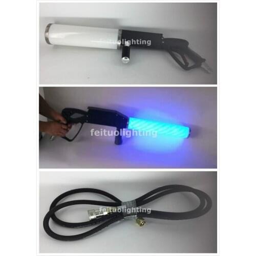 E-4PCS China product led dj party co2 gun co2 jet smoke machine stage effect dj equipment pistol gun