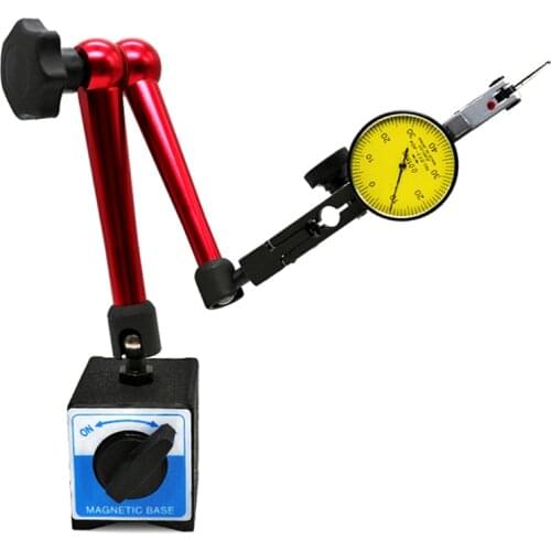Hot Dial Indicator +universal Magnetic Stand Base Holder 0.8mm Dial /10MM dial Test Comparator For Equipment Calibration