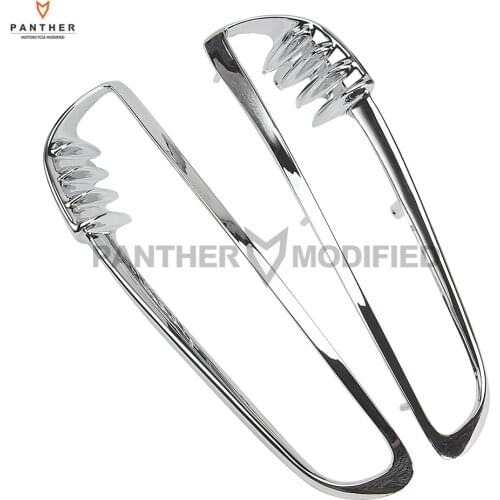 Chrome Motorcycle Radiator Trim Bezels Moto heat sink Frame Decoration case for Harley V-Rod VRSC VRSCDX 2001-2010