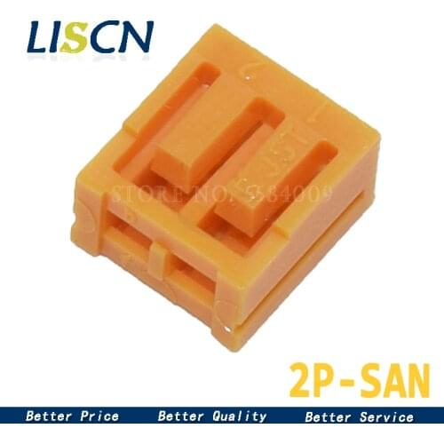50PCS JST 2P-SAN HOUSINGS yellow color JST Connectors terminals housing SAN