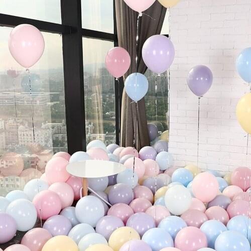 New 10 inch Macaron Latex balloons Wedding Birthday Decoration Globos Baby Shower Girl Birthday Party
