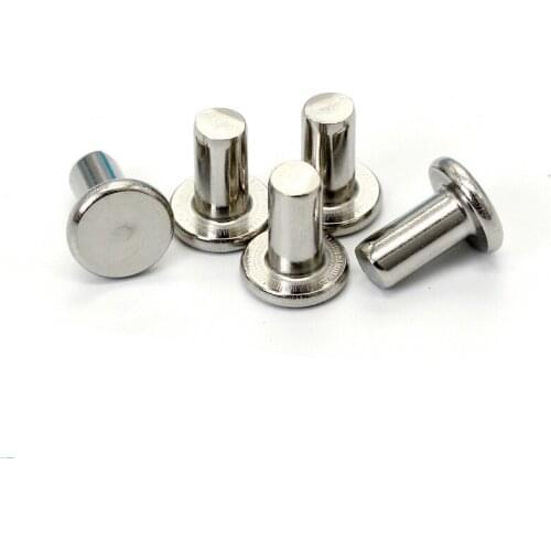 M10x(20 25 30 35 40 45 50mm Length) Stainless steel rivets flat head solid percussion rivet GB109