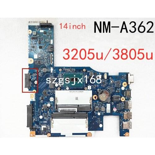 NM-A362 placa-mãe do portátil para lenovo G40-80 (14 polegada) original mainboard 3205u / 3805u cpu