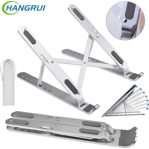 Foldable Laptop Stand For MacBook Air Pro Adjustable Notebook Laptop Holder Bracket Foldable Aluminium Alloy PC Notebook Stand