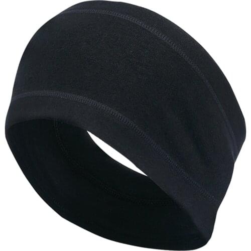 Warmer Fleece Sweatband Non-Slip Stretchy Moisture Sport Hair Bands Running Fitness Cycling Skiing Gym Yoga Snowboard Men Women