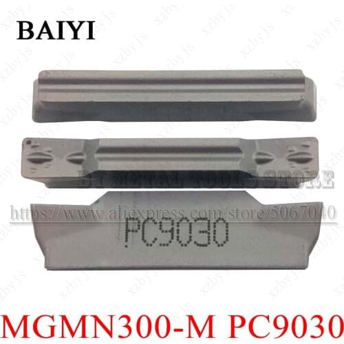 MGMN300-M PC9030 grooving inserts turning tool CNC cutter lathe 3mm slotted blade metal turning lathe tools MGMN300 for MGEHR