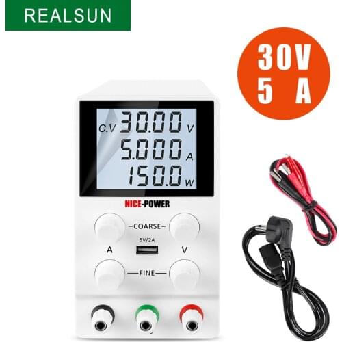 USB DC Lab Regulated Adjustable Power Supply 30V 10A 60V 5A 120V 3A LCD Switching Power Source Voltage Regulator Stabilizers
