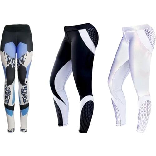 High Elasticity Yoga Pants, High Waist Workout Running Jogging Sports Training