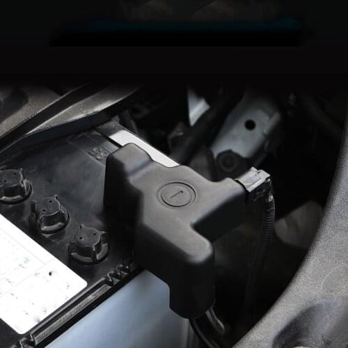 Battery Negative Protective Cover For Toyota RAV4 RAV-4 2019 2020 Plastic Cover Dustproof And Waterproof Car Accessories