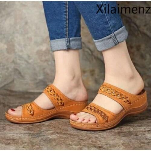 Women Sandals Fashion Wedges Shoes For Women Slippers Summer Shoes With Heels Sandals Flip Flops Women Beach Casual Shoes