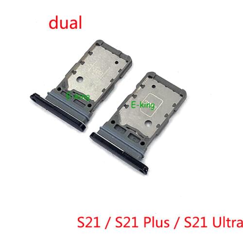 10PCS For Samsung Galaxy S20 FE S20FE S21 Plus Ultra Sim Card Slot Tray Holder Sim Card Reader Socket
