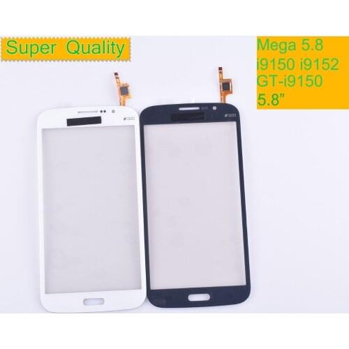 10Pcs/lot For Samsung Galaxy Mega 5.8 i9150 i9152 GT-i9150 GT-i9152 Touch Screen Panel Sensor Digitizer Front Glass Touchscreen