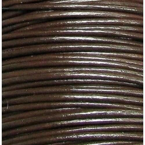 100M/lot brown 1mm 2mm 1.5mm real wax Round COW Genuine Leather Cord Bracelet Necklace Cord DIY Rope String Findings Thread j424