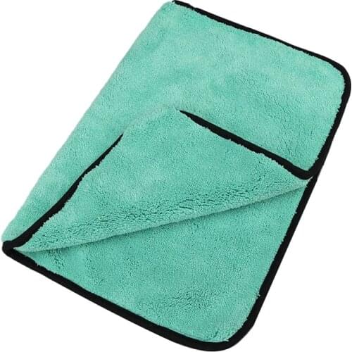 1200GSM Thick Car Wash Microfiber Towel Car Cleaning Drying Towel Polishing Car Rag Kitchen Glass Cleaning Tool