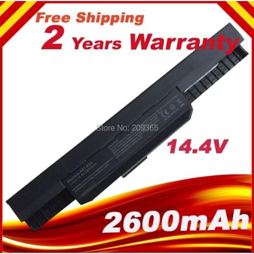 14.4V Battery For Asus X54H X53U X53S X53SV X84 X54 X43 A43 A53 K43 K53U K53T K53SV K53S K53E k53J K53 A53S A42-K53 A32-K53