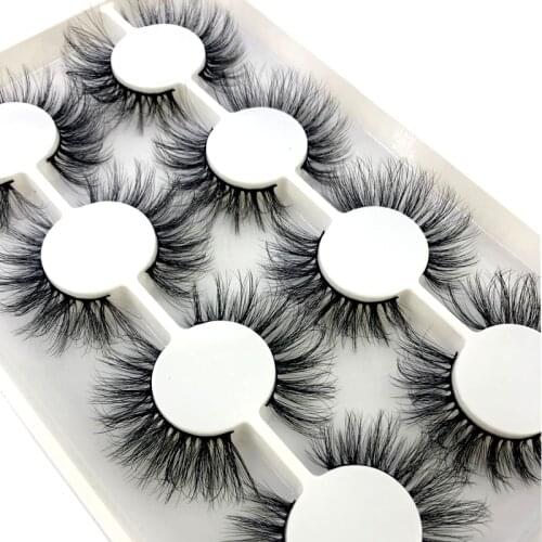 2021 New 8 Pairs 3D Mink Eyelashes Makeup Natural Long False Eyelashes Dramatic Lashes Extension HandMade Fake Eyelash maquiagem