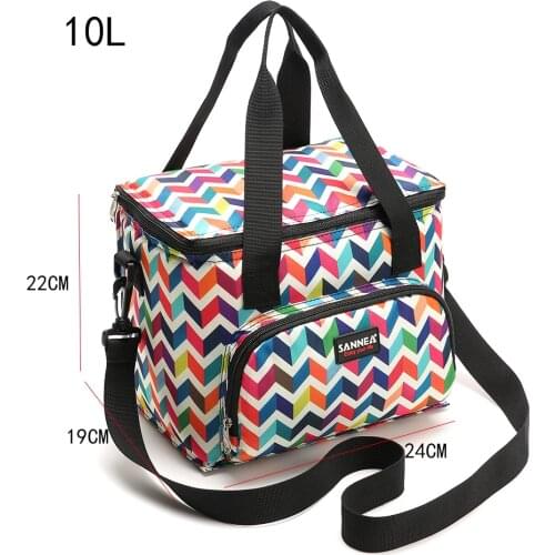 2021 New Design Fashion Thermal Food Picnic Lunch Bags for Women Cooler Lunch Box Portable Multifunction lunch Bag YQ835