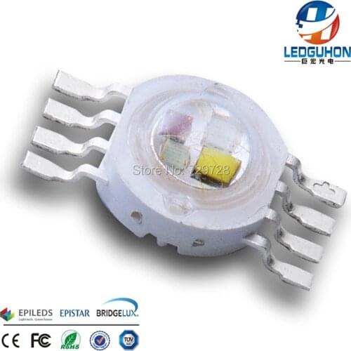 4 watts RGBW full color high power led diodes(chip size is 30*30mil)