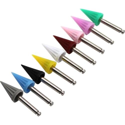 500pcs Dental Colorful Polishing Cup Bending Machine Polishing Prophy Brush Polisher Dental Tools Instruments